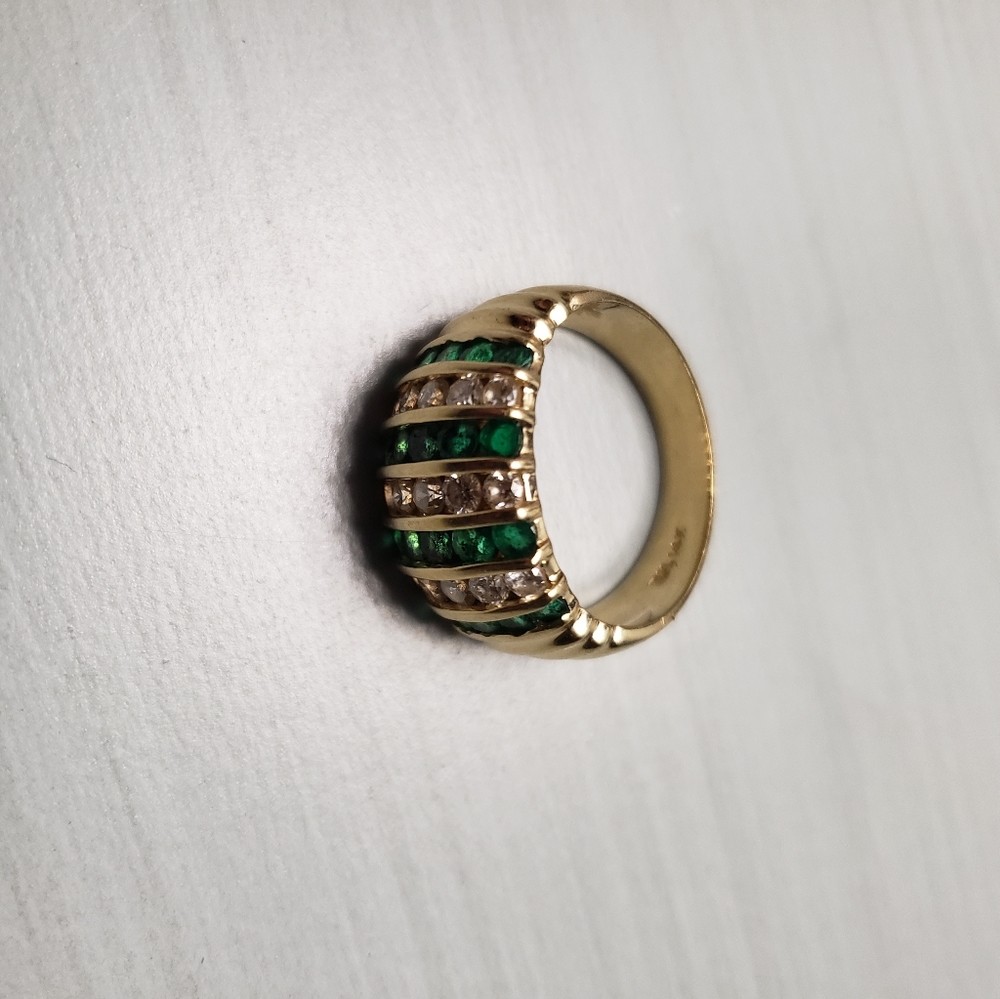 14 KT YELLOW GOLD RING